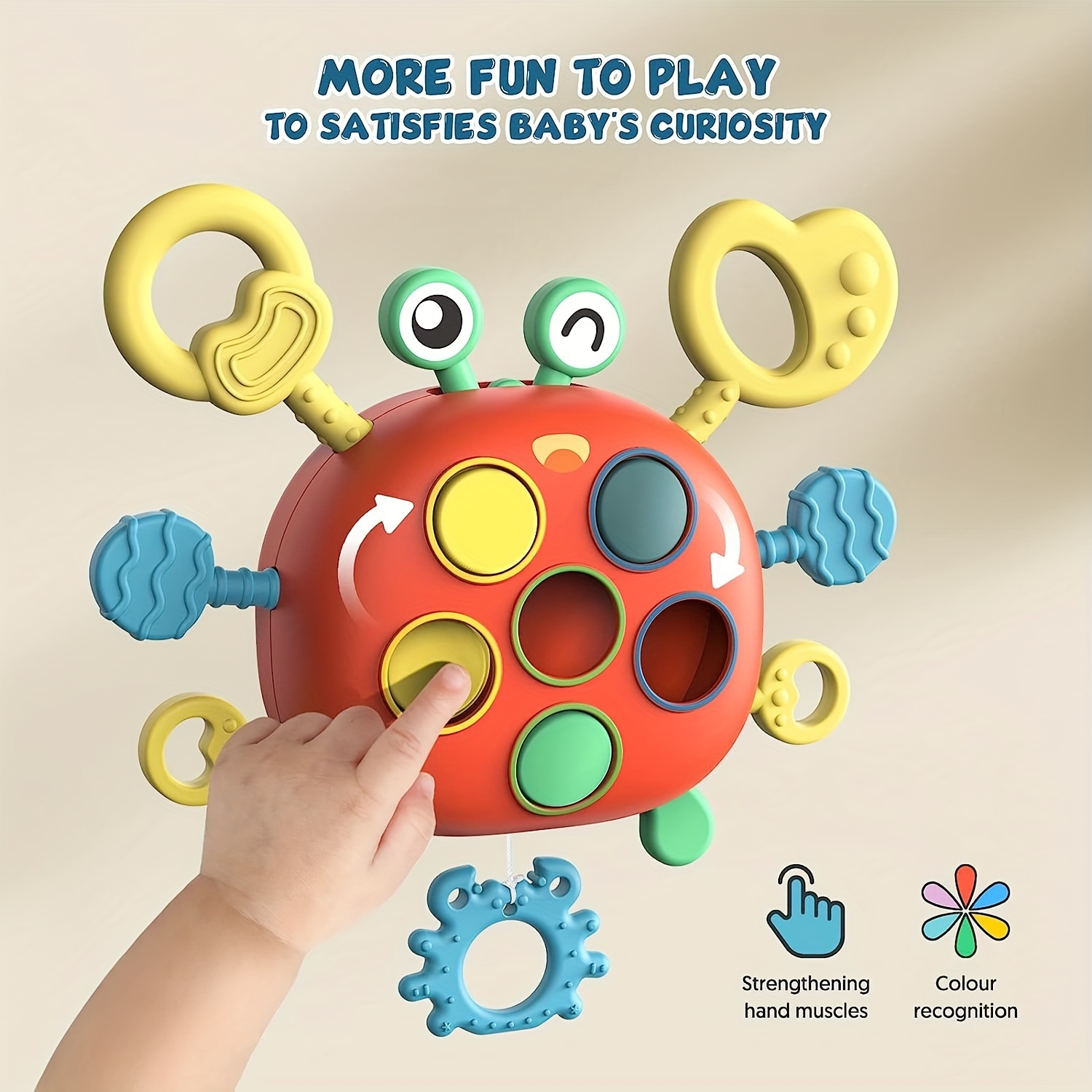 Juguetes Montessori para bebés de 18 meses, juguetes sensoriales para niños  pequeños, esenciales para viajes en avión para niños de 1 a 2 años