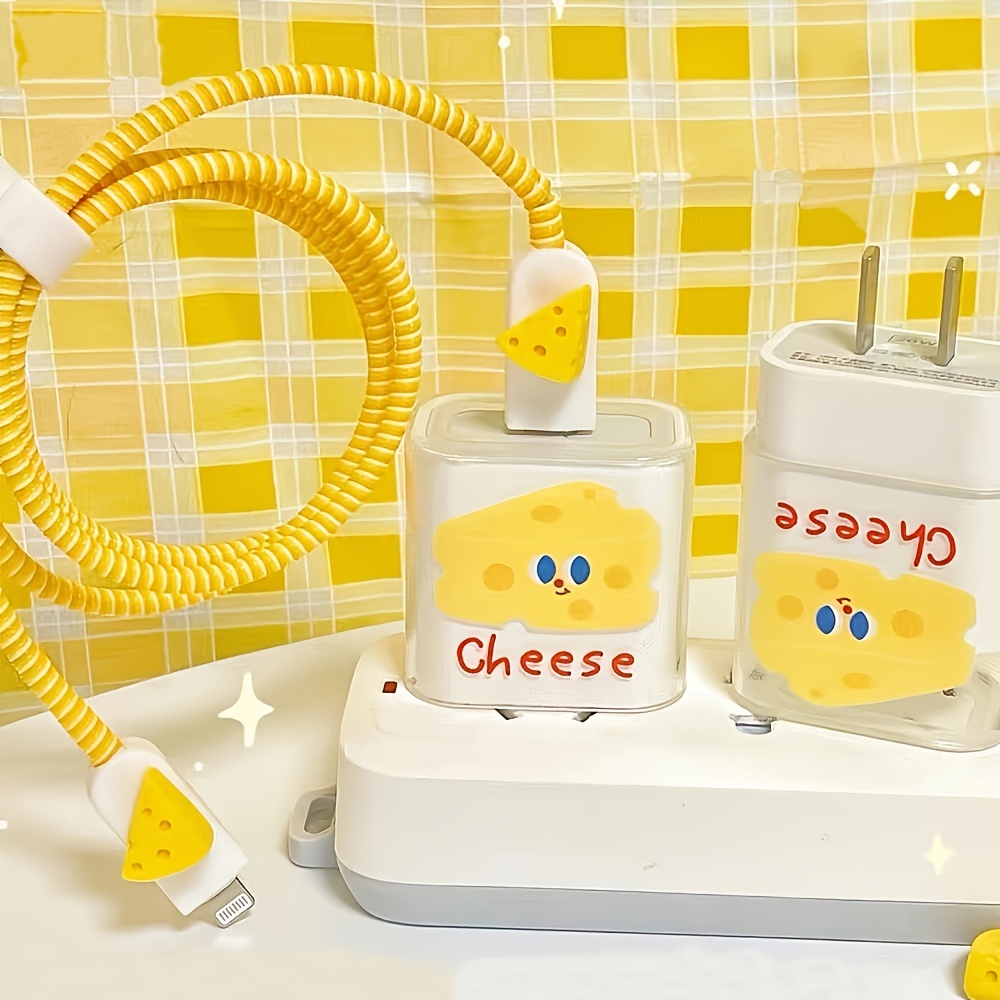 yellow cheese case for charger and protective cover for data cable case for apple 12 data cable protective cover suitable for iphone11pro max 13pro details 4