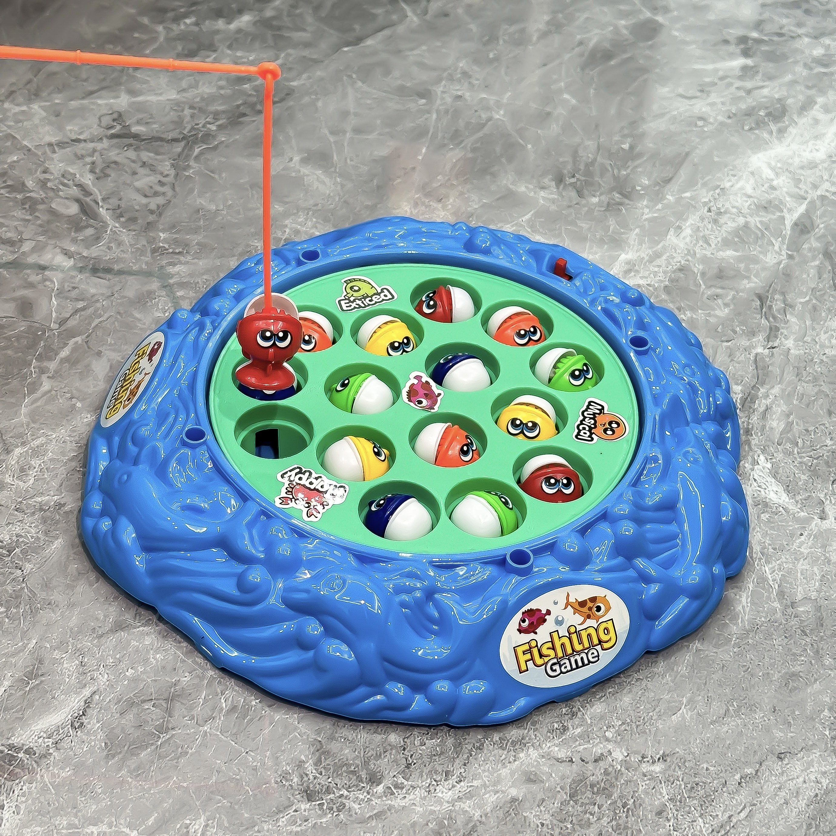 Montessori Wooden Magnetic Fishing Toys Cartoon Marine Life - Temu