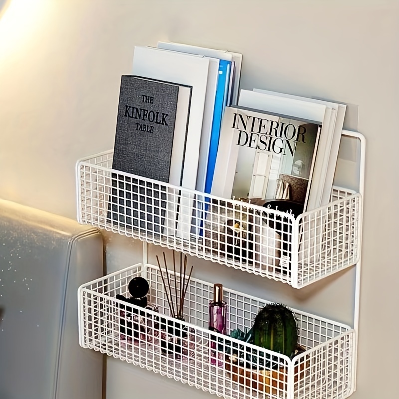 2 tier Shower Caddy Shelf Organizer Rack No Drilling Wall - Temu