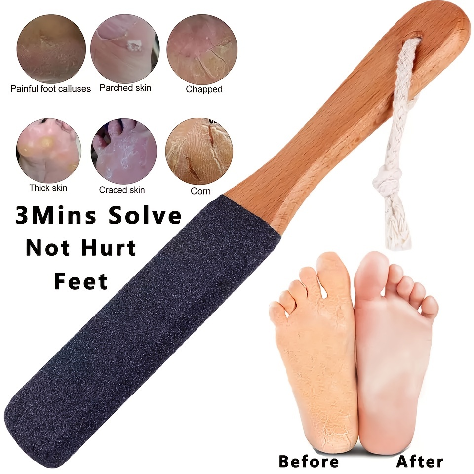 Foot Rasp,3PCS Feet Scrubber Dead Skin,Callus Remover for Feet,Pedicure  Tools & Foot Scrubber Can be Used on both wet and dry feet, Surgical grade