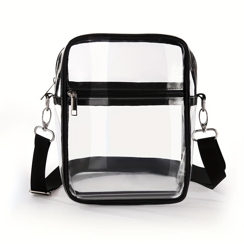 Transparent Pvc Single Shoulder Bag Messenger Bag Women's Jelly