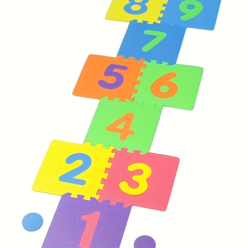 Puzzle de sol grande taille - les nombres