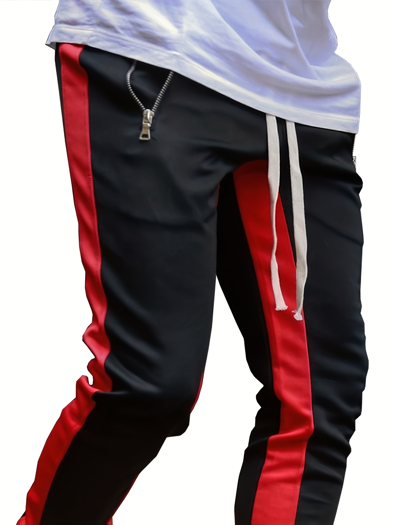 street style casual pants men' decoration zipper - Temu Canada