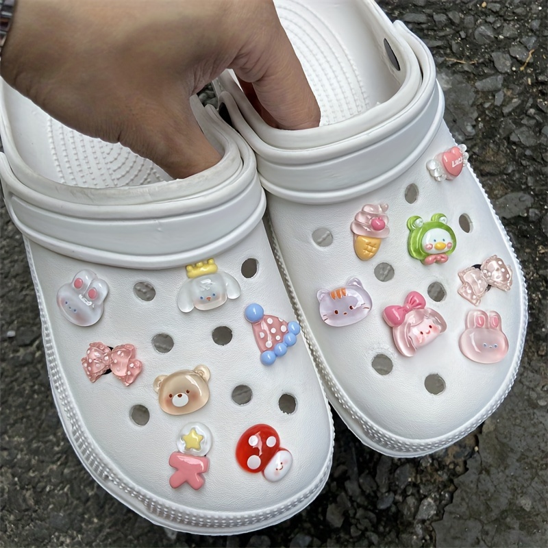 Kawaii Cartoon Shoes Charms For Clogs Sandals - Temu