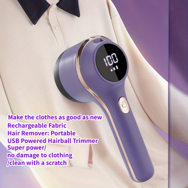 Rasoir de tissu, rasoir de pull, rasoir électrique rechargeable par USB  pour enlever les bouloches [420]