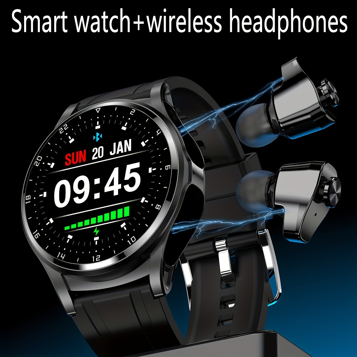 Smart Watch Earbuds Wireless Watch Earbuds Smart Watches Men - Temu