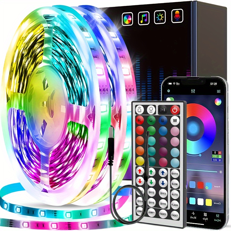 Dc24v Bluetooth App RGBIC LED Neon Streifen Licht 3m 5m Ws2811 Traum Farbe  Lampe Tape Chasing Effekt für dynamische Decor Wandbeleuchtung