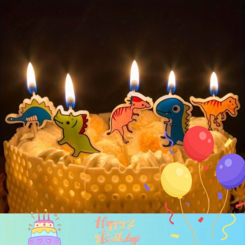 1 Caja Vela Cumpleaños Dibujos Animados, Feliz Cumpleaños Niños, Decoración  Escena Pastel, Vela Personaje Dibujos Animados Animal Coche Avión,  Decoración Habitación - Hogar Cocina - Temu