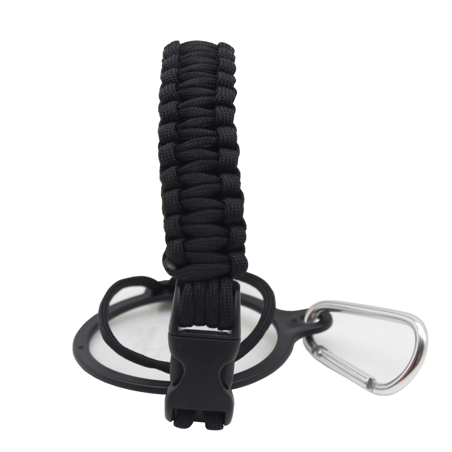 HYDRO CELL Wide Mouth Paracord Handle - Strap Carrier with Safety Ring and  Carabiner. Compatible with 14