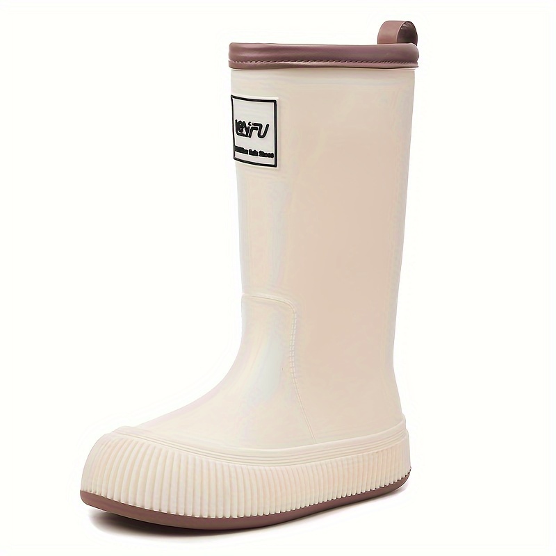 Women's High Water Boots Outer Wear Work Shoes Long Boots Waterproof