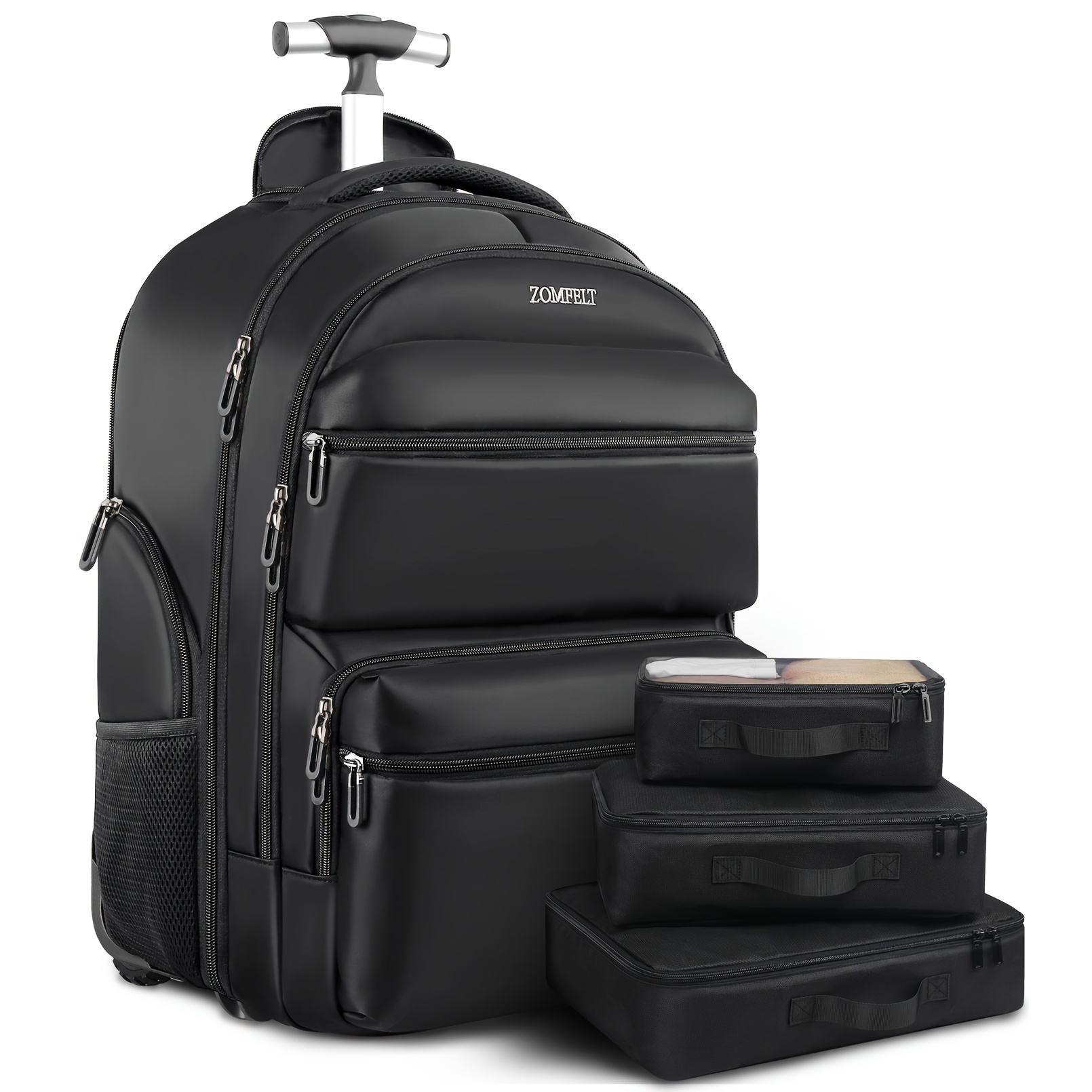 Mochila de negocios para hombre, mochila de viaje para laptop (17.3  pulgadas y negro), gris, 17 pulgadas, Mochilas de viaje