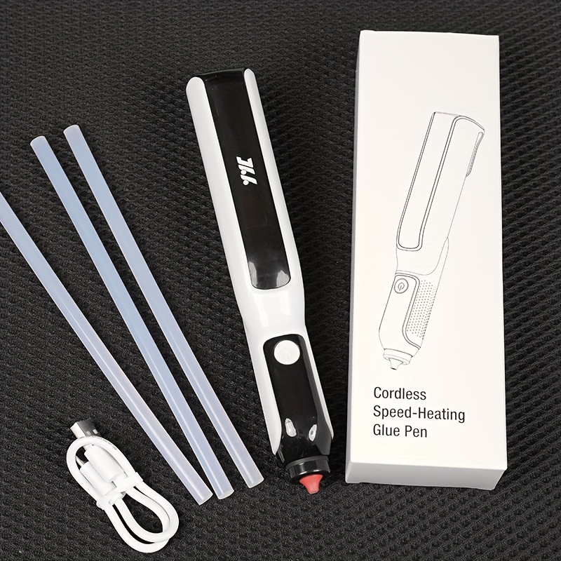 

Lithium Electric Hot Melt Glue Gun, Handmade Mini Rechargeable Quick Heat Glue Pen, Heat Insulation High Adhesive Strong