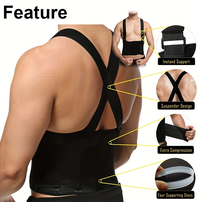 Heavy Duty Weight Lift Lumbar Lower Back Support Waist Belt - Temu