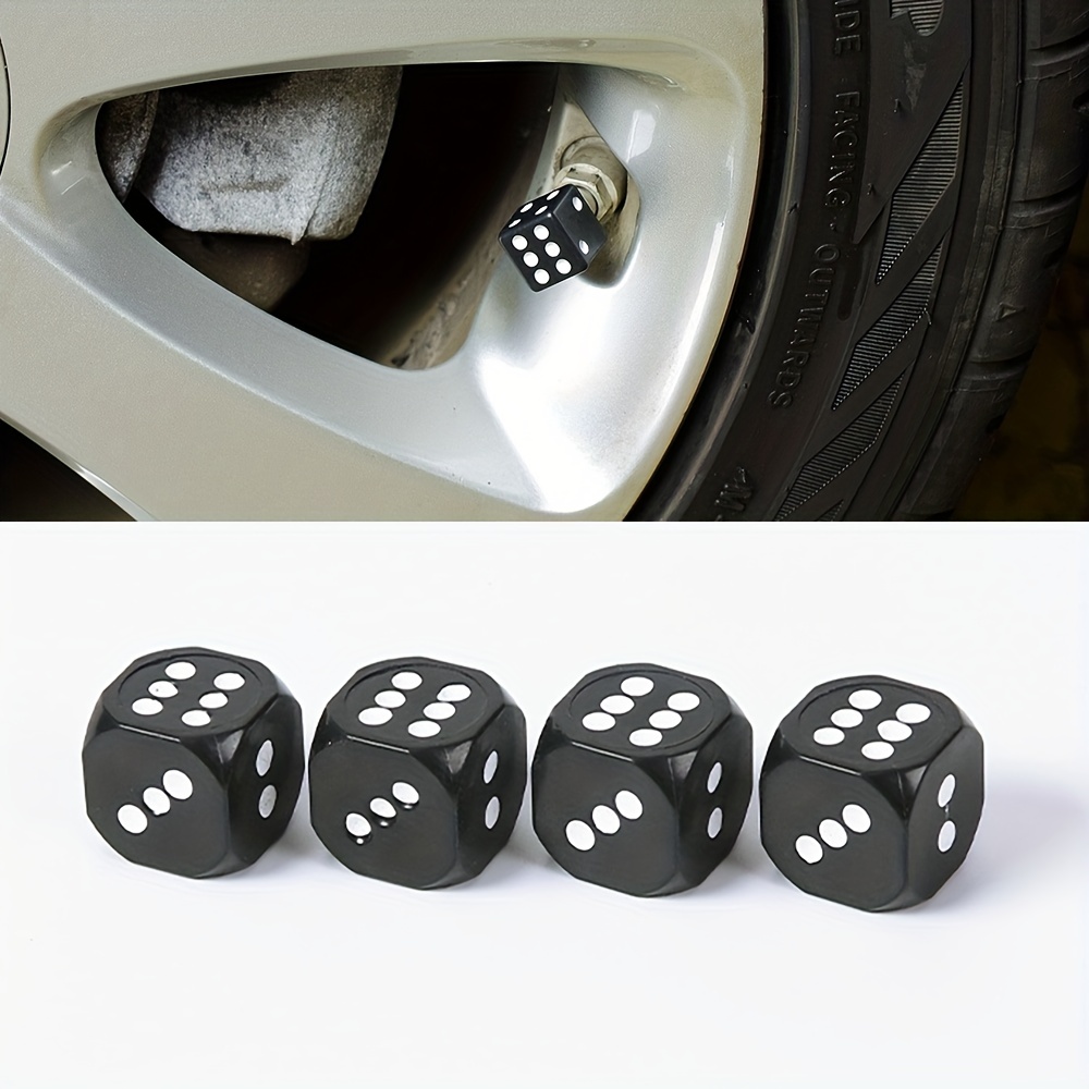 Dice Shape Tire Valve Stem Universal Car Tire Valve Stem Air Cover For Car /bicycle/motorcycle Wheels Temu Italy