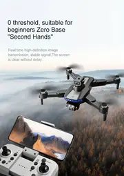 rg600 pro electronically controlled dual camera high definition aerial photography folding drone optical flow positioning intelligent obstacle avoidance face and gesture photo recognition details 10