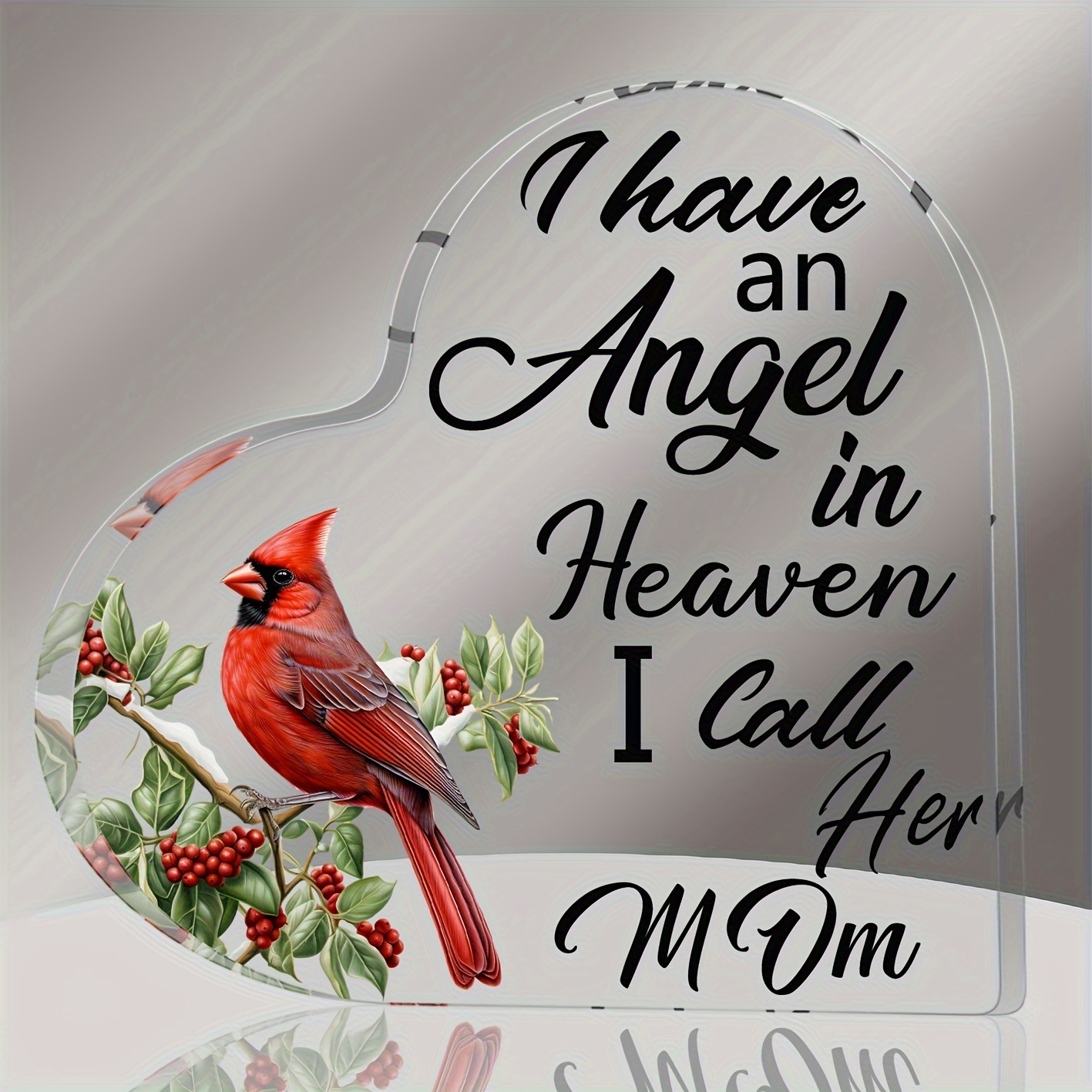 Red Memorial Cardinal Gift condolence Gift Mom In Heaven - Temu