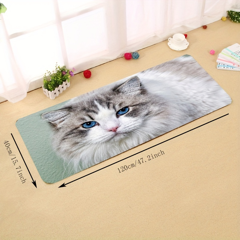 Magic Cute Cat Printed Area Rug Washable Welcome Mat Non-slip Floor Rug Mat  Perfect For Home, Living Room, Kitchen, Bedroom, Farmhouse, Hallway,  Laundry Room Rug, - Temu