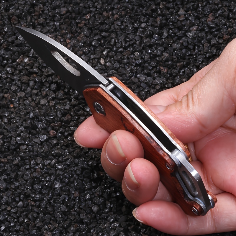 1pc Portable Fruit Knife For Self Defense, Express Package Opener, Keychain  Outdoor Folding Mini Pocket Knife Keychain