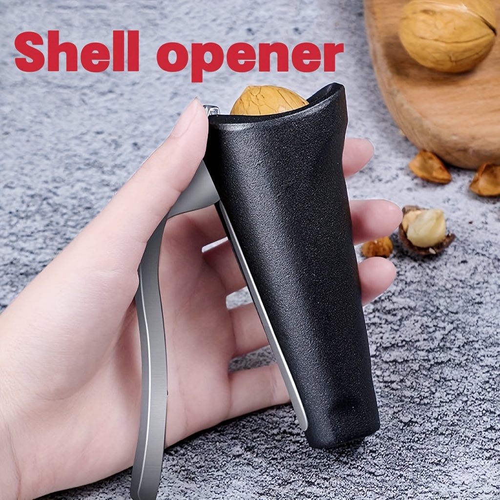 1Pcs Manual Nut Grinder Portable Dried Fruit Crusher Hand Peanut Masher Walnut Chocolate Chopper with Cover Kitchen Tool Accessories (Brown)