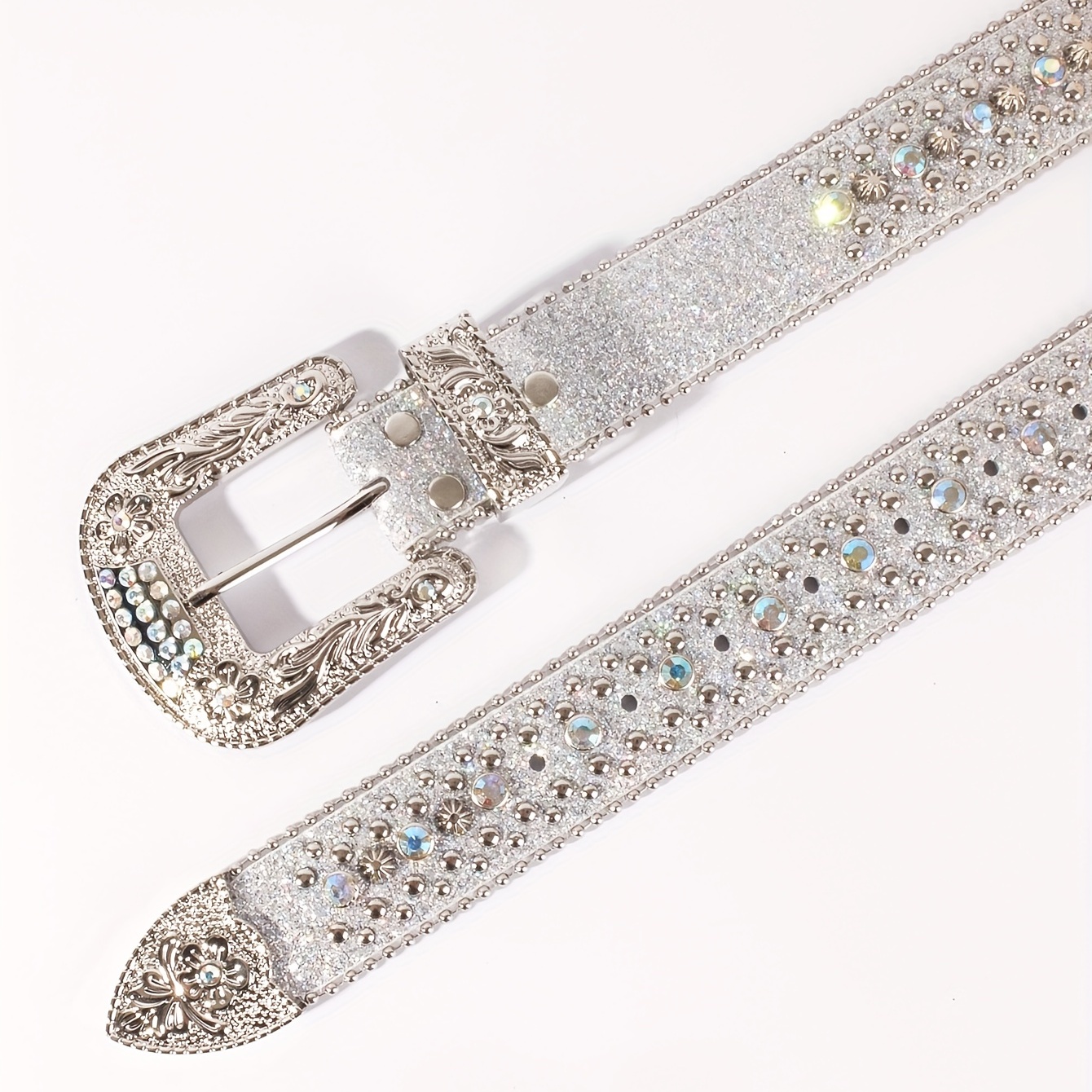 Punk Rhinestone Belt for Vintage Y2K Style