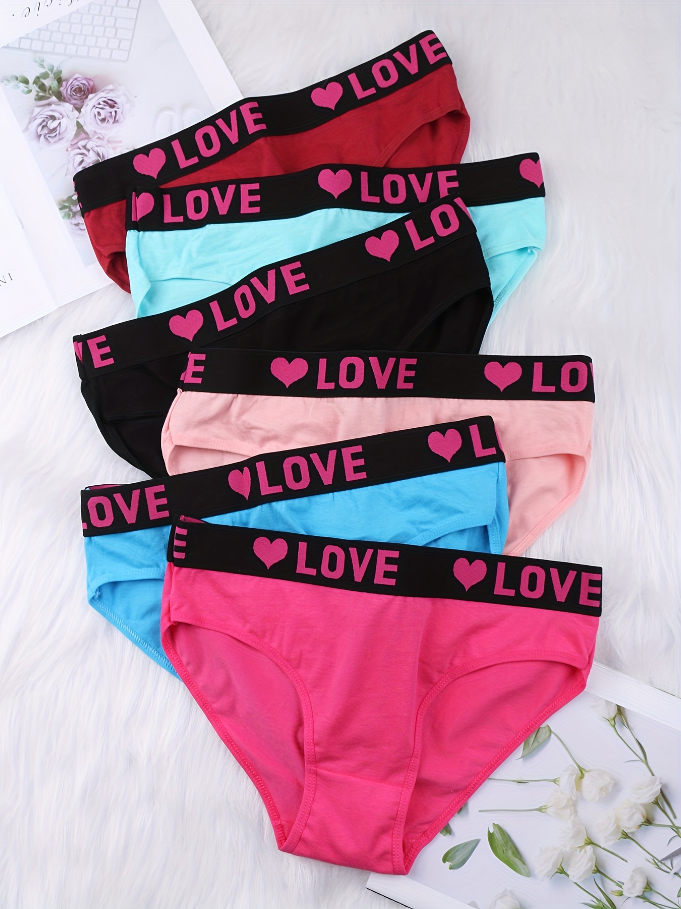 Colorblock Low Waist Thongs Comfy Breathable Stretchy - Temu