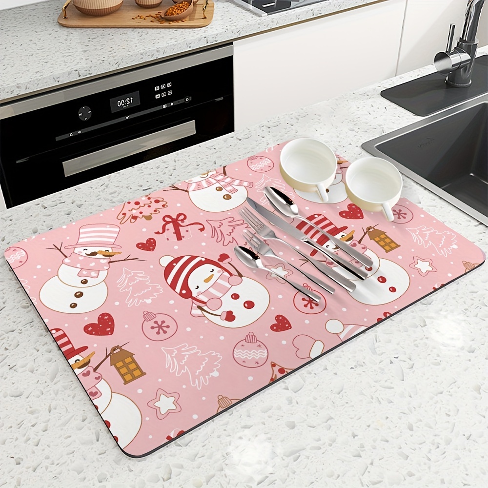 Dish Drying Pad, Kitchen Washstand Universal Drain Mat, Diatom Mud Faucet  Absorbent Mat, Toilet Washstand Cup Mat, Toilet Anti-water Absorption Mat,  Kitchen Supplies, Bathroom Accessories - Temu