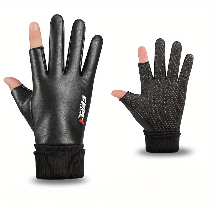 Winter Snowboard Ski Gloves Pu Leather Non slip Touch Screen - Temu