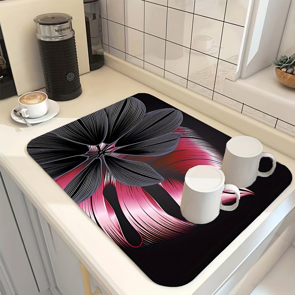 Dish Drying Pad, Kitchen Washstand Universal Drain Mat, Diatom Mud Faucet  Absorbent Mat, Toilet Washstand Cup Mat, Toilet Anti-water Absorption Mat,  Kitchen Supplies, Bathroom Accessories - Temu