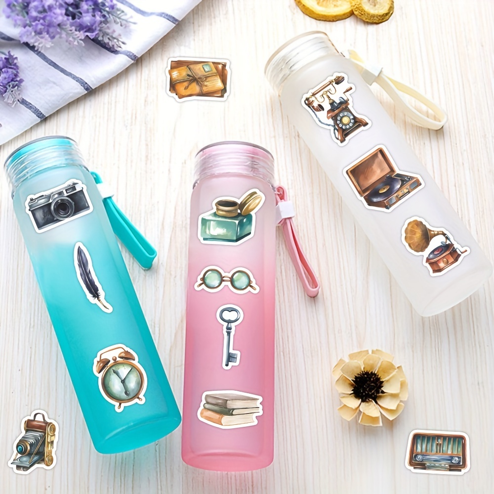  112pcs Vintage Aesthetic Stickers, Cute Retro Journaling  Scrapbooking Stickers Pack for Adult Women Teen Grils, Waterproof Vinyl  Decals for Water Bottle Laptop Computer Phone Case Tumbler Cup Ipad :  Electronics