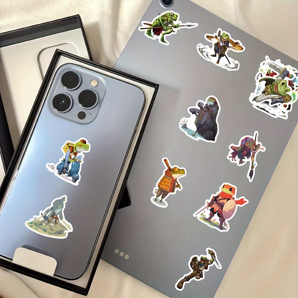 50 Pcs Frog Stickers Waterproof Stickers For Cup, Luggage, Skateboard,  Laptop, Computer, Notebook, Phone Case - Electronics - Temu