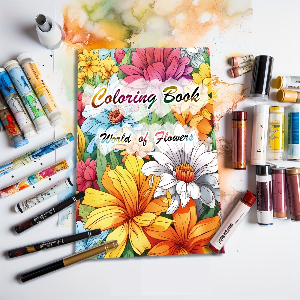 Positive Thinking Coloring Book For Adults Stress Reduction - Temu