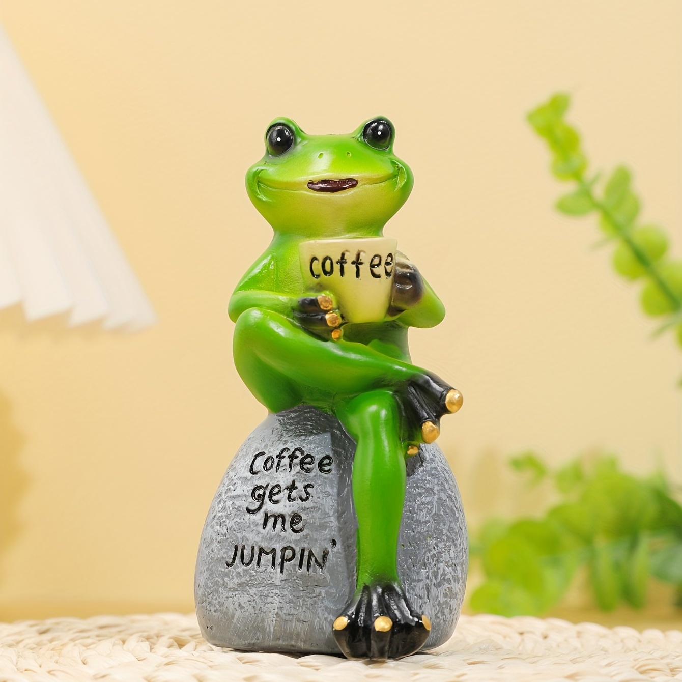 Frog Figurine - Temu