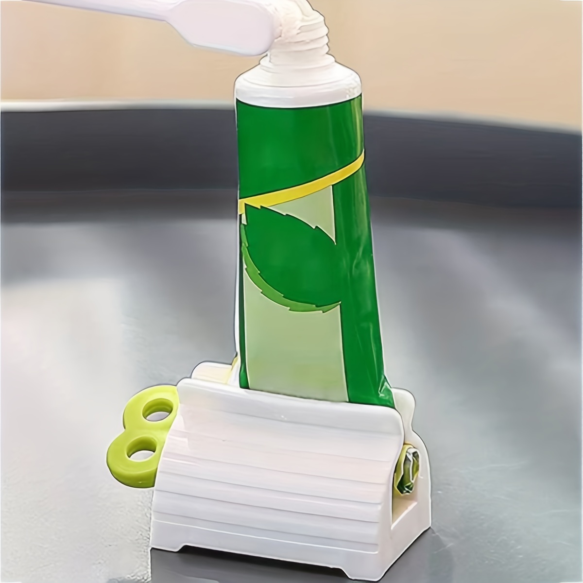 3pcs Toothpaste Dispenser Bathroom Accessories Squeezer Storage Rack