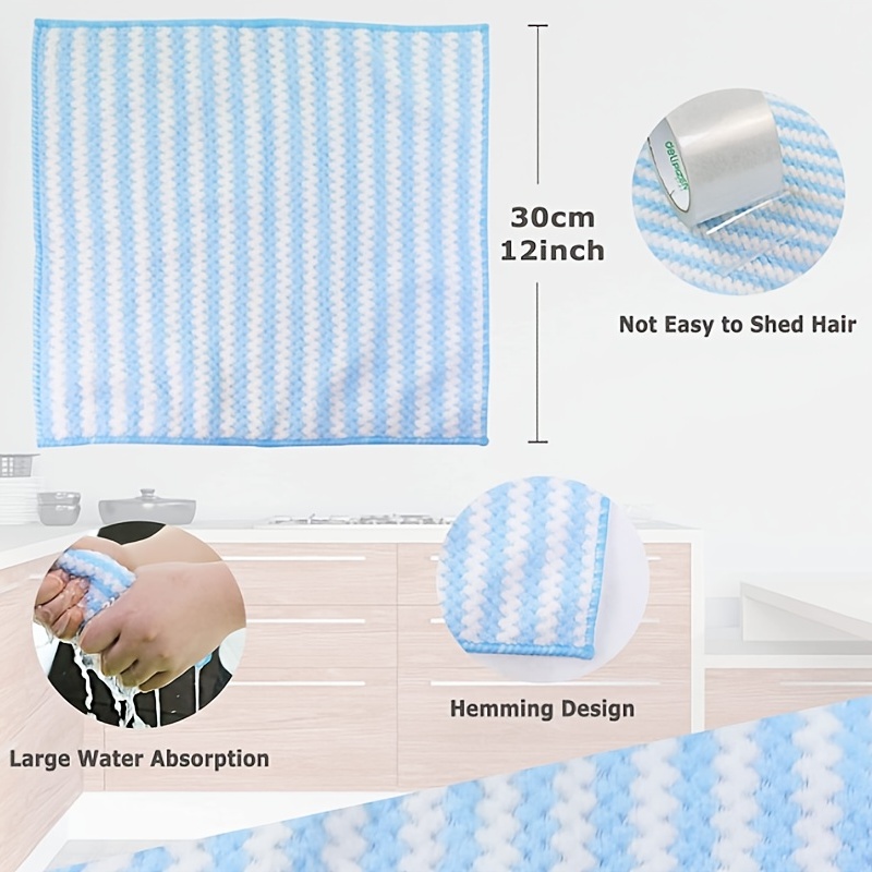 Woven washcloths for kitchen or bath.