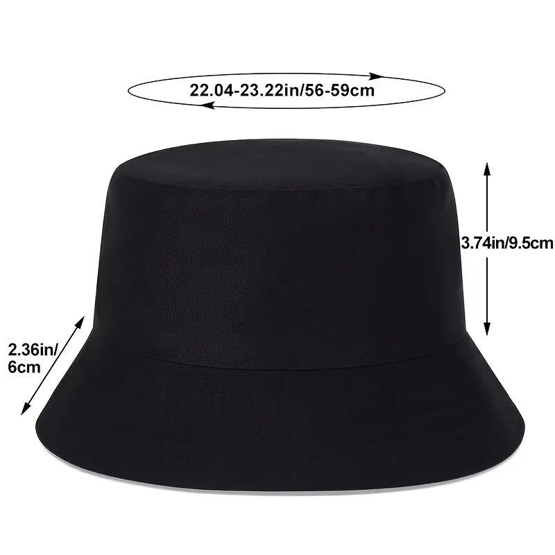 Temu Thug Life - Bucket Solid Hat Print Color Sunscreen Trendy Full