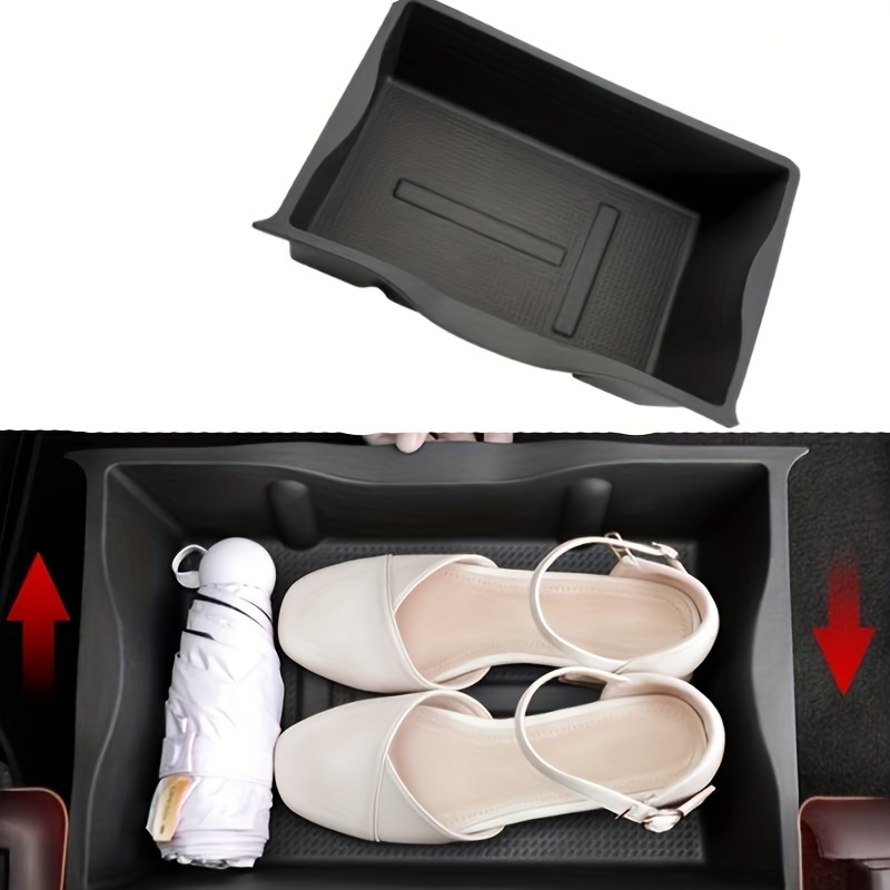 New Under Seat Storage Box Organizer Silicone Hidden Tray - Temu
