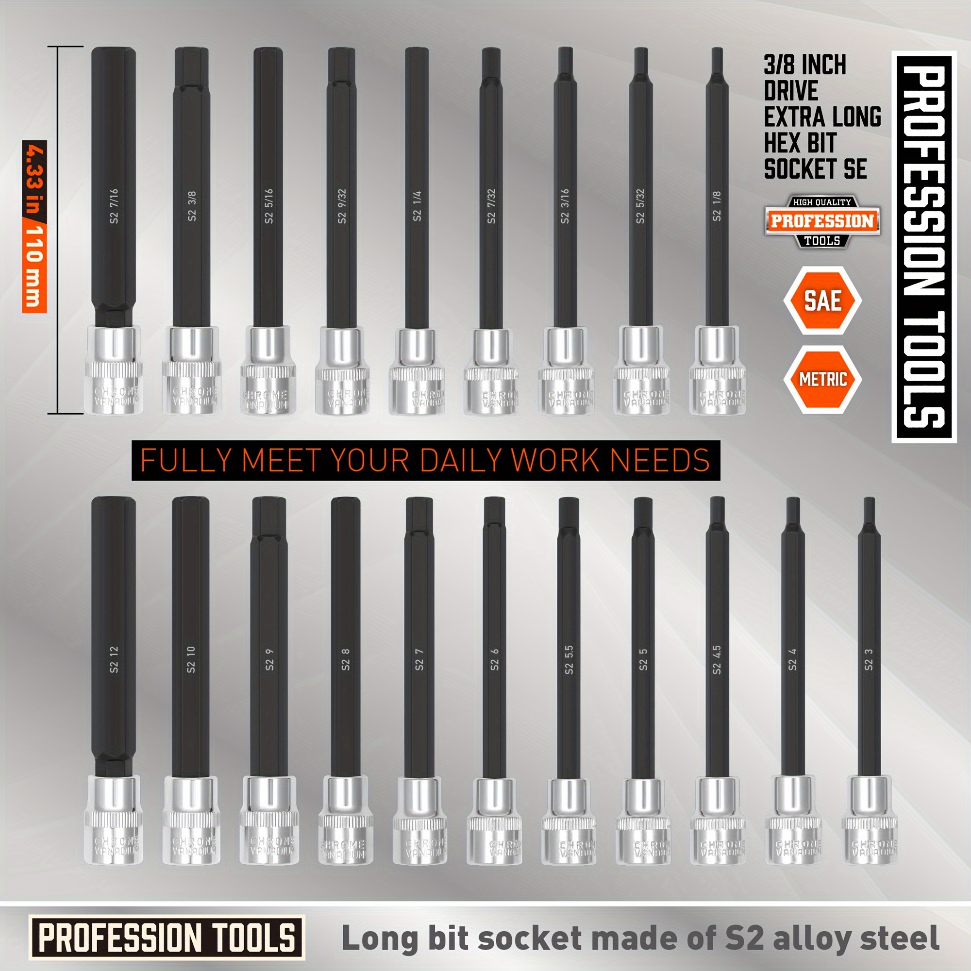 h shaped hexagonal screwdriver socket assembly long - Temu