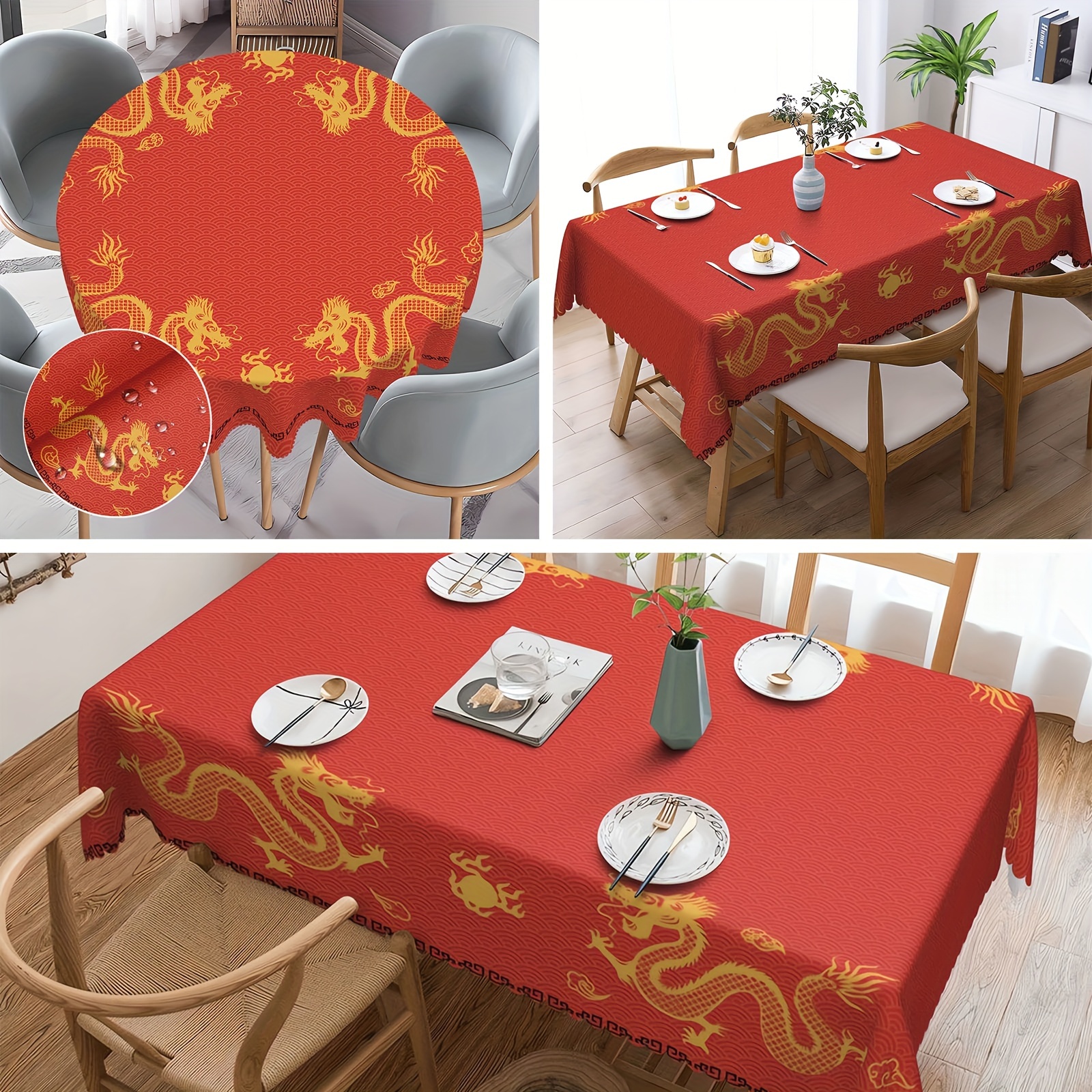 Mantel impermeable de mesa, mantel retro con temas de café, mantel para  mesa de comedor, para cocina, fiesta, decoración de mesa al aire libre,  mantel