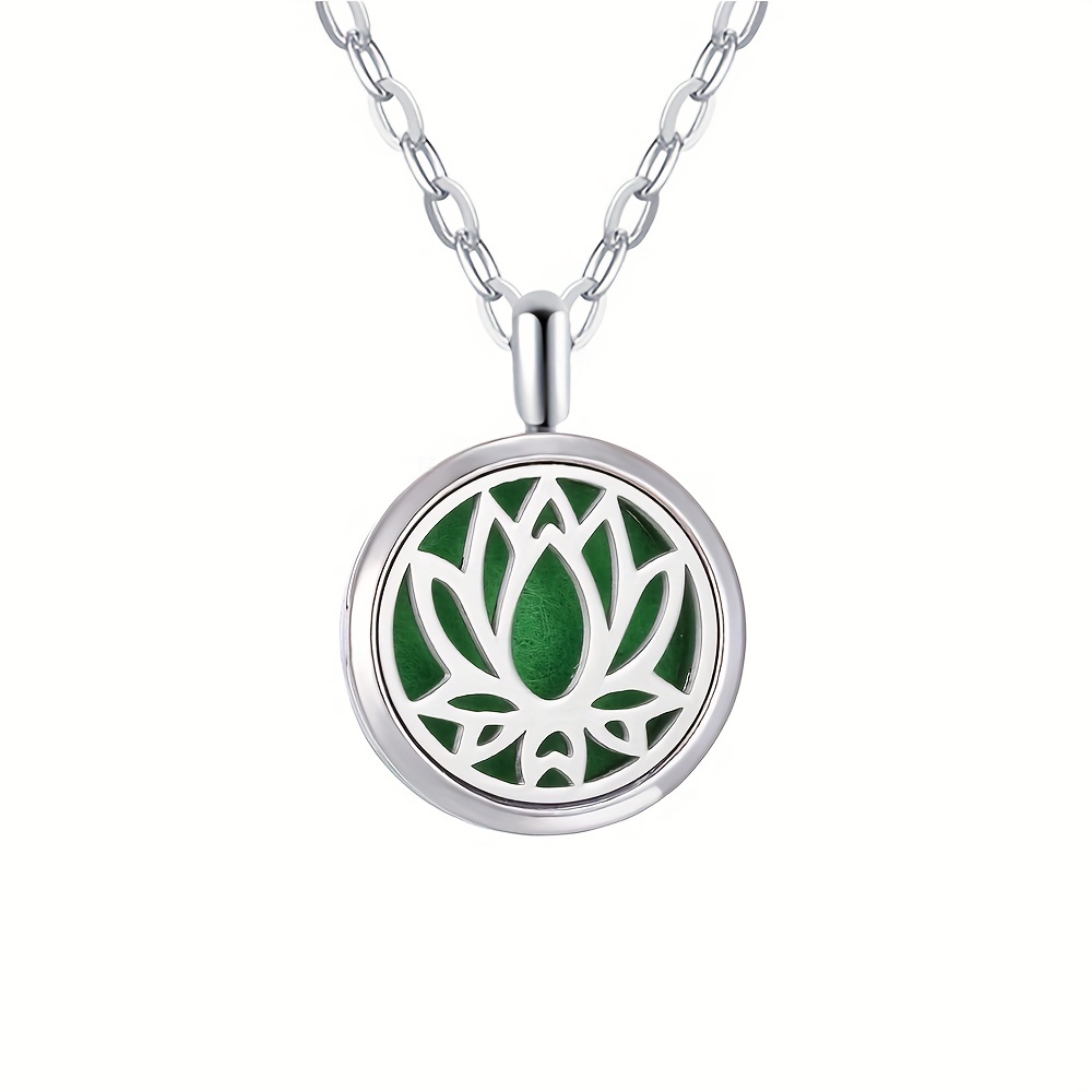 Aroma Diffuser Necklace with Stainless Steel Locket
