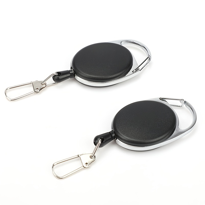 Retractable Key Chain Reel Badge Holder Fly Fishing Zinger - Temu