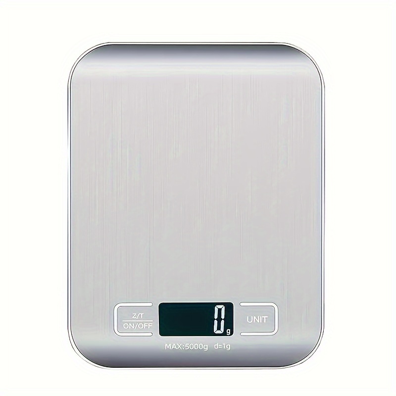 1pc Food Scale LCD Kitchen Scale with 6 Units and Tare Function