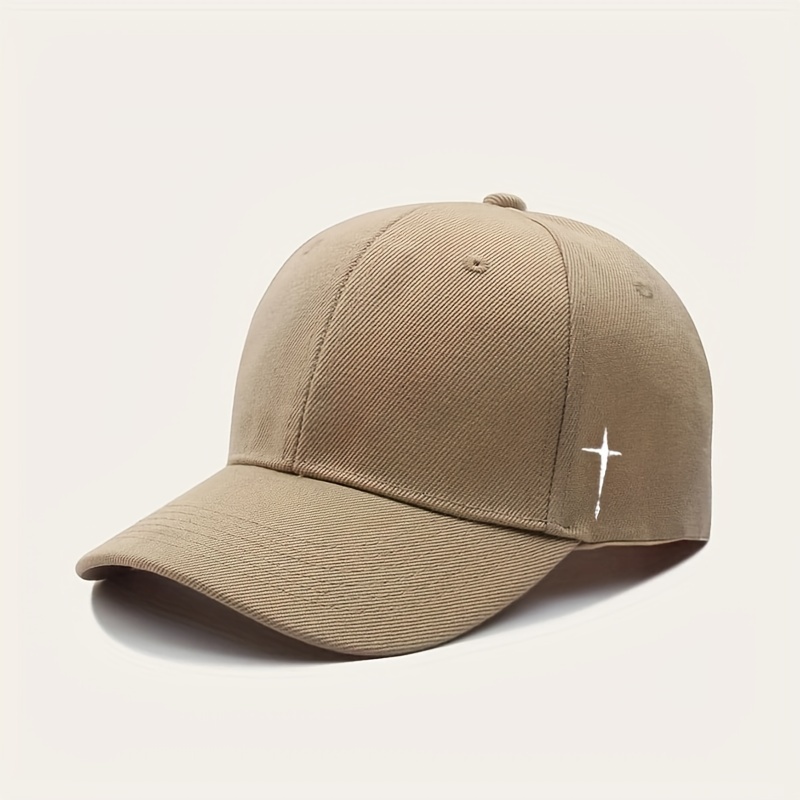 Cross Print Baseball Cap Unisex Casual Sun Hat Lightweight Dad Hat