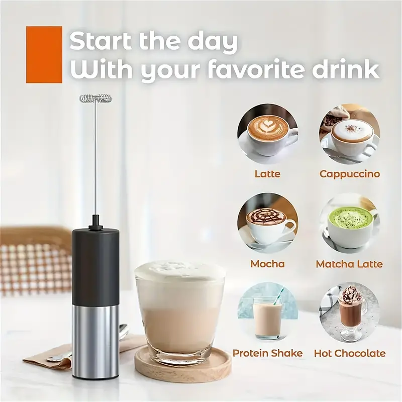 Mini Whisk Hand-held Home Electric Milk Frother Coffee Blender Milk Frother  Electric Stirrer - Temu