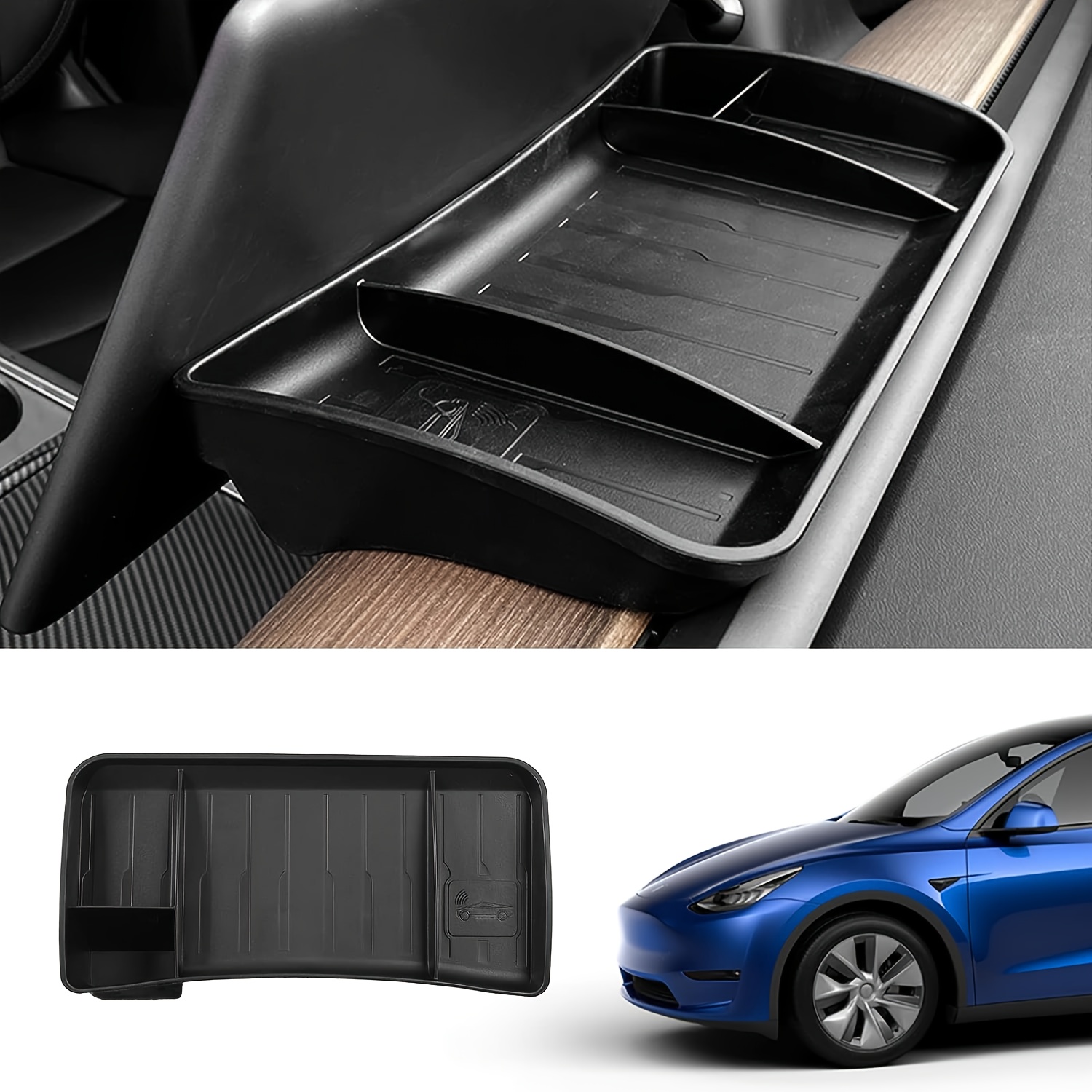 Magnetische Mittelkonsole Versteckte Aufbewahrungsbox für Tesla Model 3 Y  Armlehne Versteckter Organizer für Tesla Versteckte Aufbewahrungsbox  Zubehör