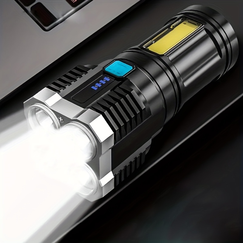 Multifunctional Led Display Flashlight 4 Modes Brightness - Temu
