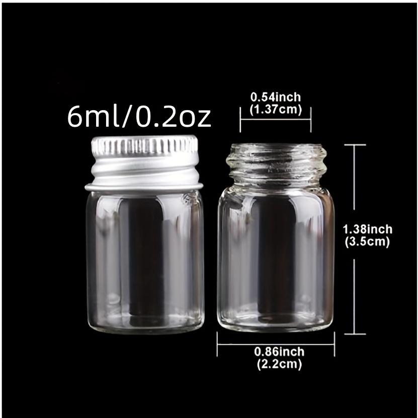 Glass Bottles With Golden Aluminium Lids, Small Mini Glass Jars, Small  Container For Scrubs, Oils And Salves, Multipurpose Round Flip Top Reusable  Bottle, Household Storage Supplies - Temu