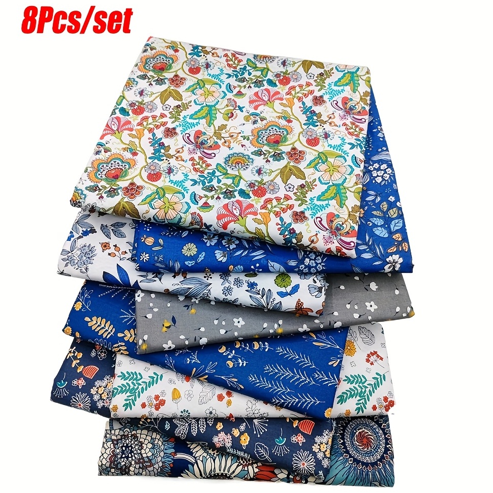 Quilting Fabric Bundles 7pcs Rainforest Plant Print Cotton Fabric Squares  Precut Quilting Fabric Patchwork Fabric For Sewing - AliExpress