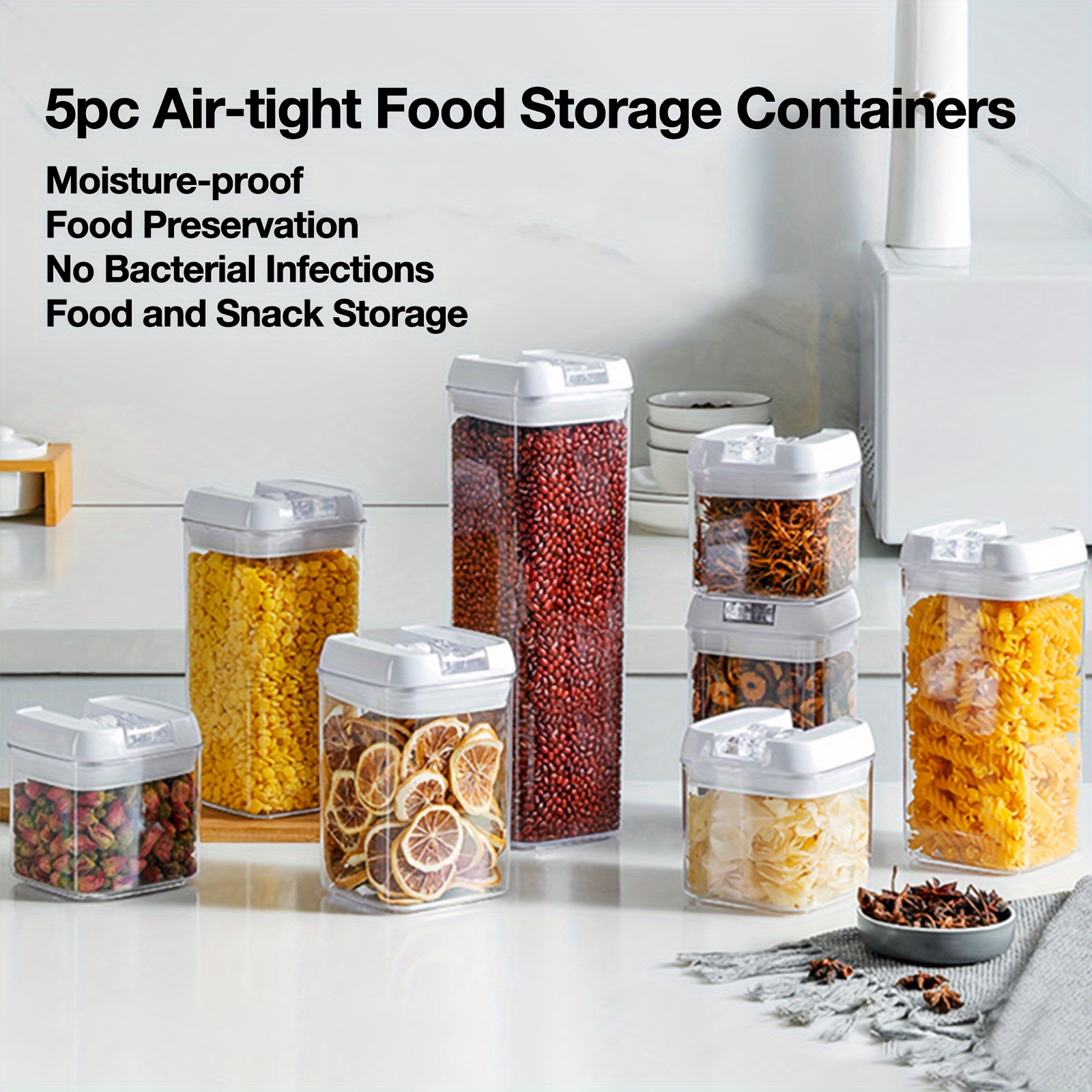 Airtight Food Storage Containers - Temu