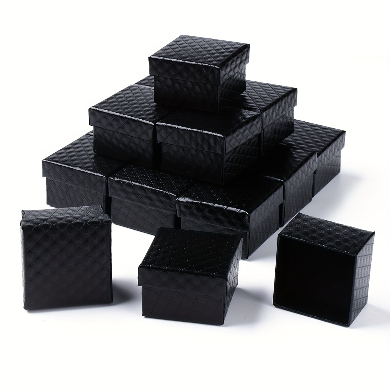 Black Gift Boxes Packaging, Black Sponges Packaging